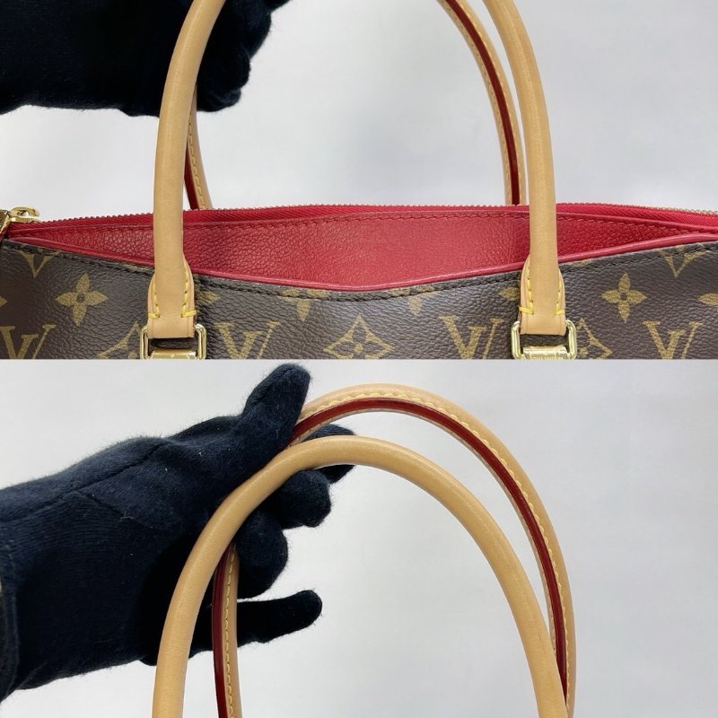 LV PALLAS老花手提肩背包-3