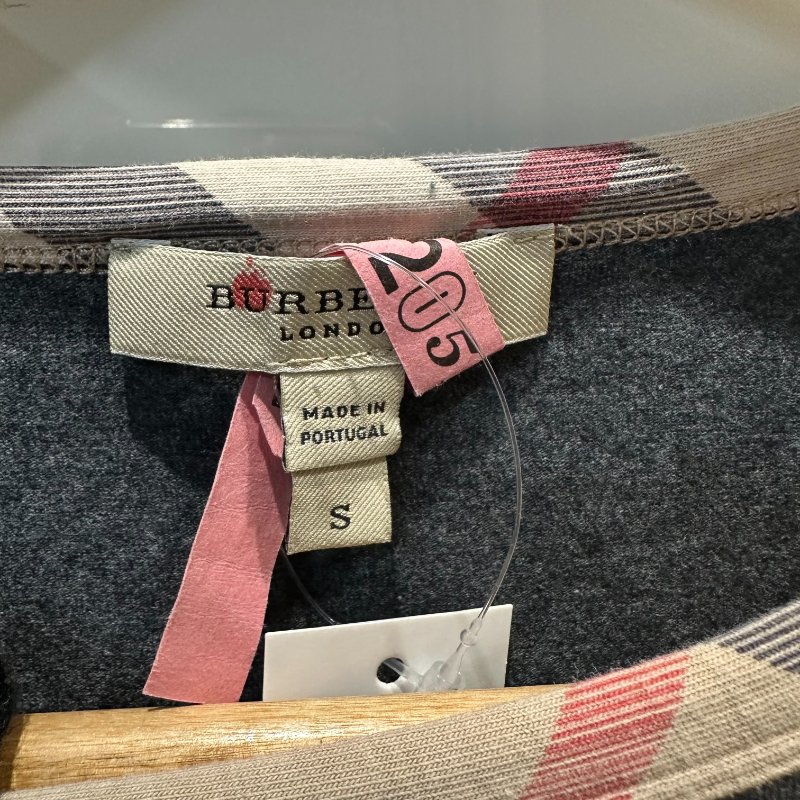 【美收精品】BURBERRY 灰色長袖上衣 4-236【隔月月中將轉賣至日本 上架期限30天】-4