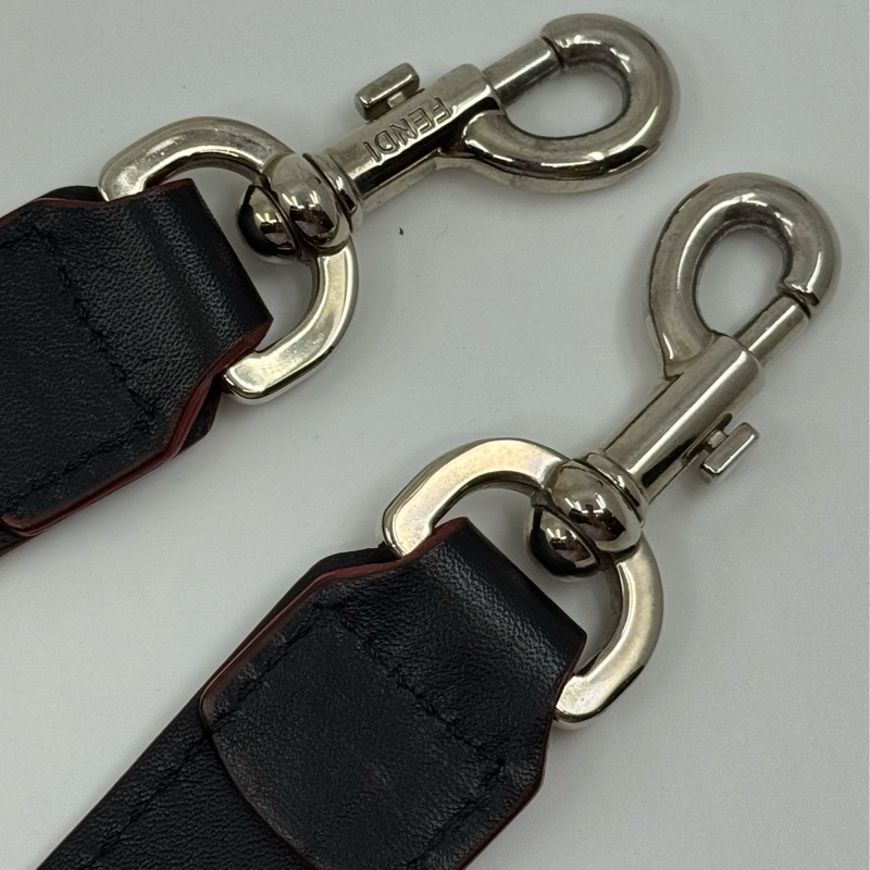 FENDI 3Jours 深藍色 牛皮 銀扣,手挽肩背兩用袋-40