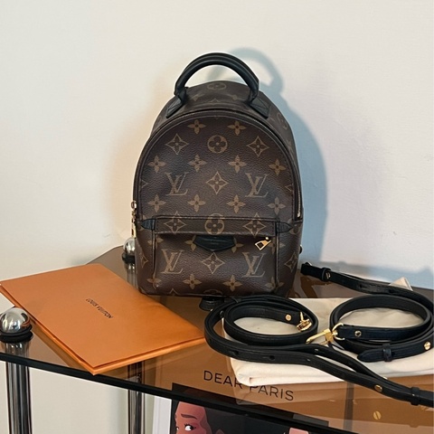#國外購證 #98新 Louis Vuitton Palm Springs Mini小書包 新款