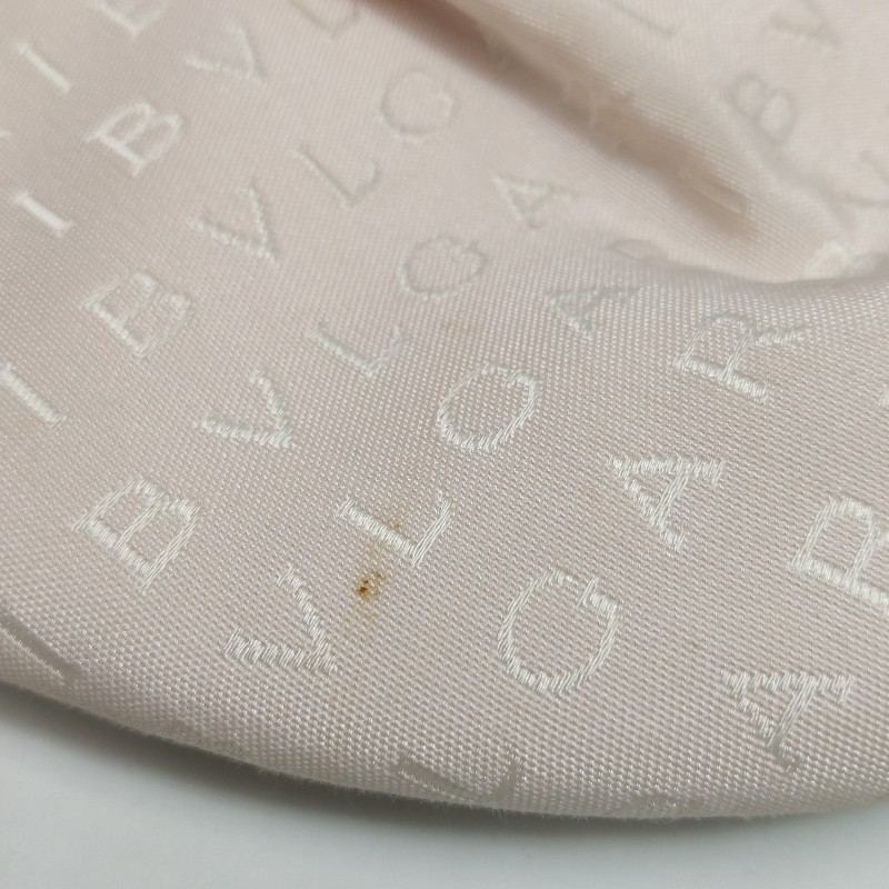 Bvlgari 牛皮尼龍布拼色字母印花金屬環扣斜挎包單肩包-20