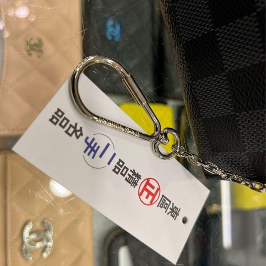 ㊣東區正精品㊣LV LOUIS VUITTON 近全新黑灰格L型拉鍊零錢包RA1833-6