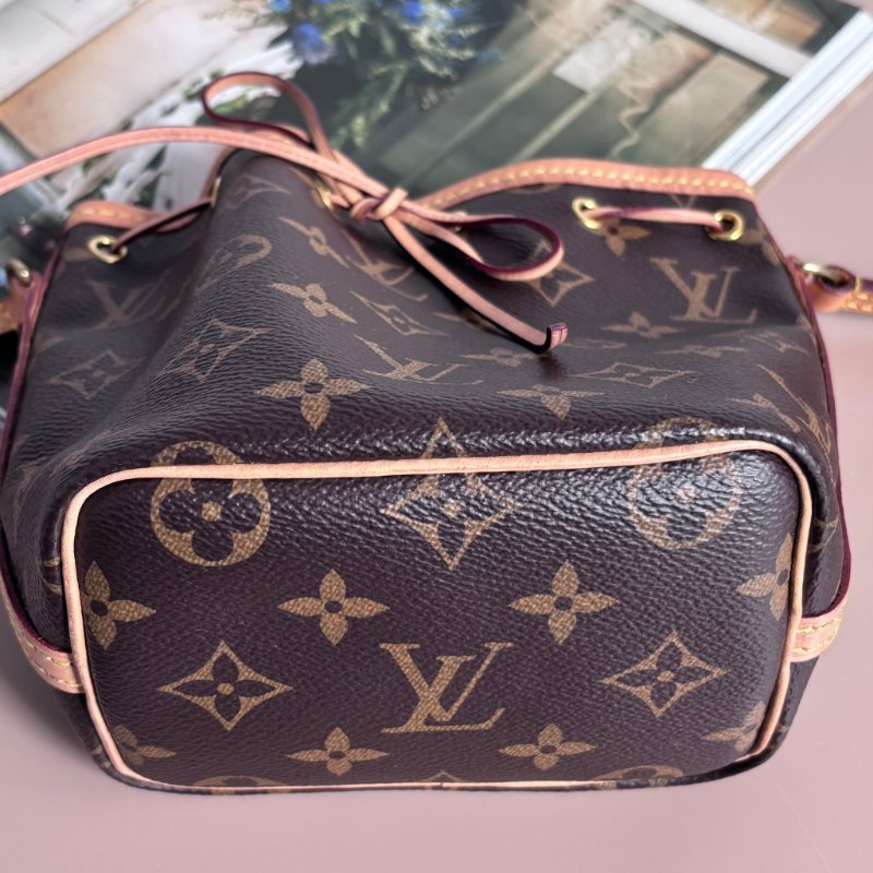 ::Louis Vuitton:: LV Nano Neo M41346 經典花紋絕版迷你水桶包-4