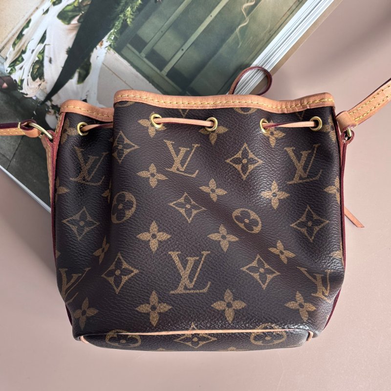 ::Louis Vuitton:: LV Nano Neo M41346 經典花紋絕版迷你水桶包-5