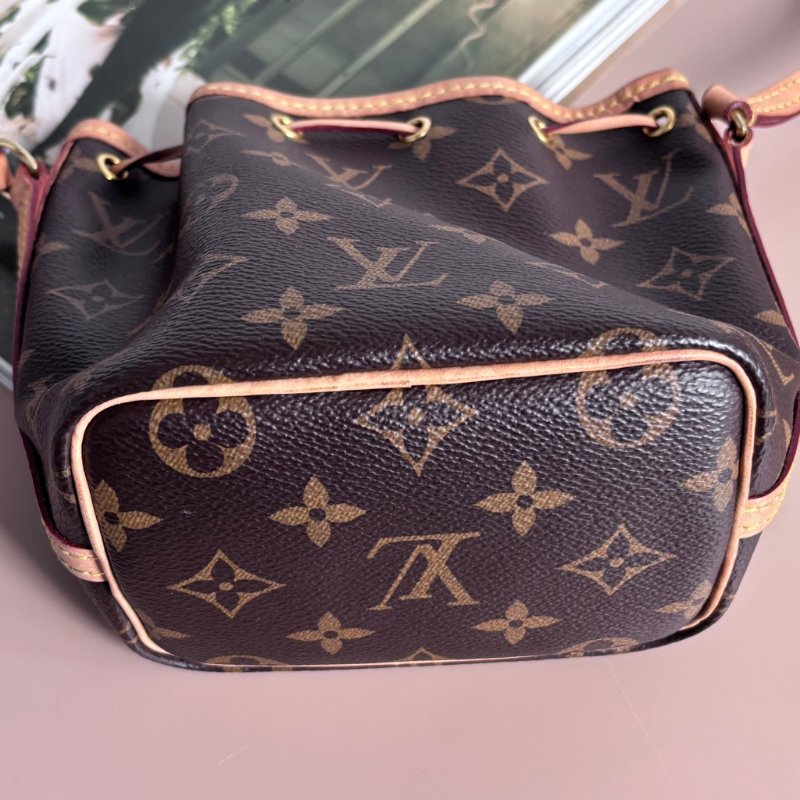 ::Louis Vuitton:: LV Nano Neo M41346 經典花紋絕版迷你水桶包-6