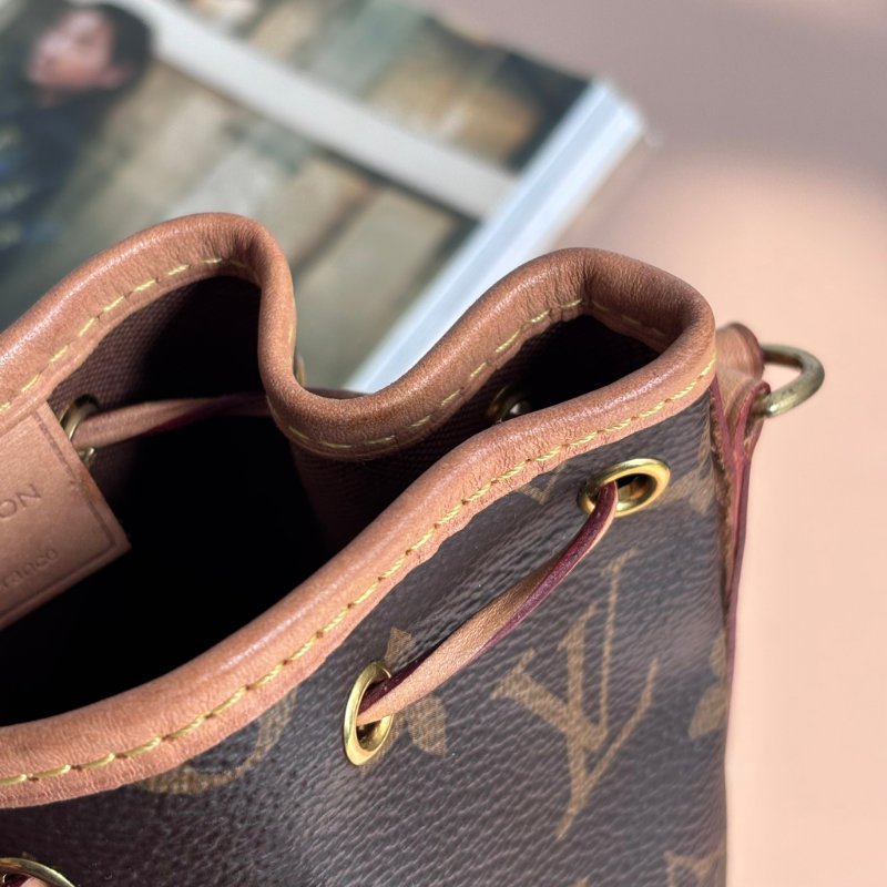 ::Louis Vuitton:: LV Nano Neo M41346 經典花紋絕版迷你水桶包-18