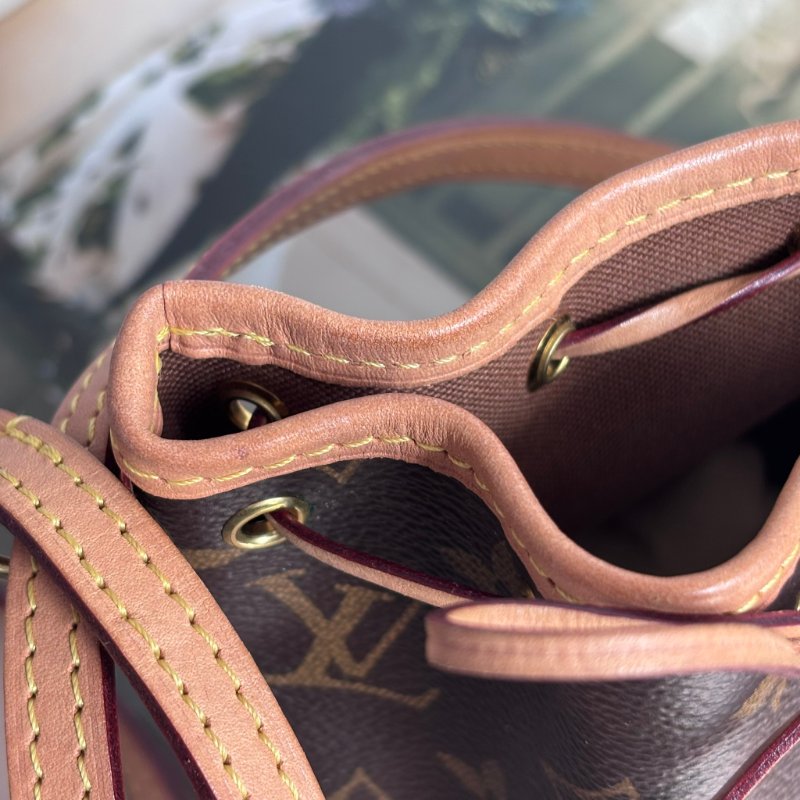 ::Louis Vuitton:: LV Nano Neo M41346 經典花紋絕版迷你水桶包-19