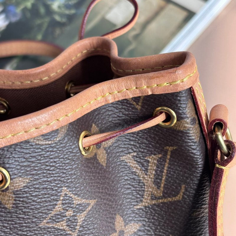 ::Louis Vuitton:: LV Nano Neo M41346 經典花紋絕版迷你水桶包-20