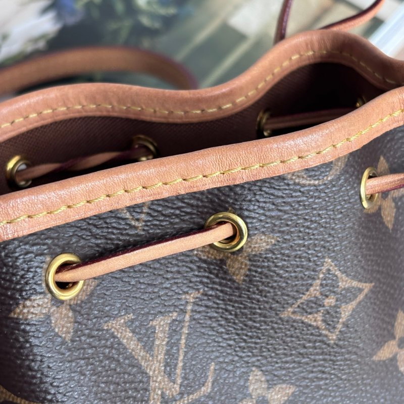 ::Louis Vuitton:: LV Nano Neo M41346 經典花紋絕版迷你水桶包-21