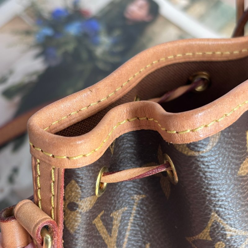 ::Louis Vuitton:: LV Nano Neo M41346 經典花紋絕版迷你水桶包-22