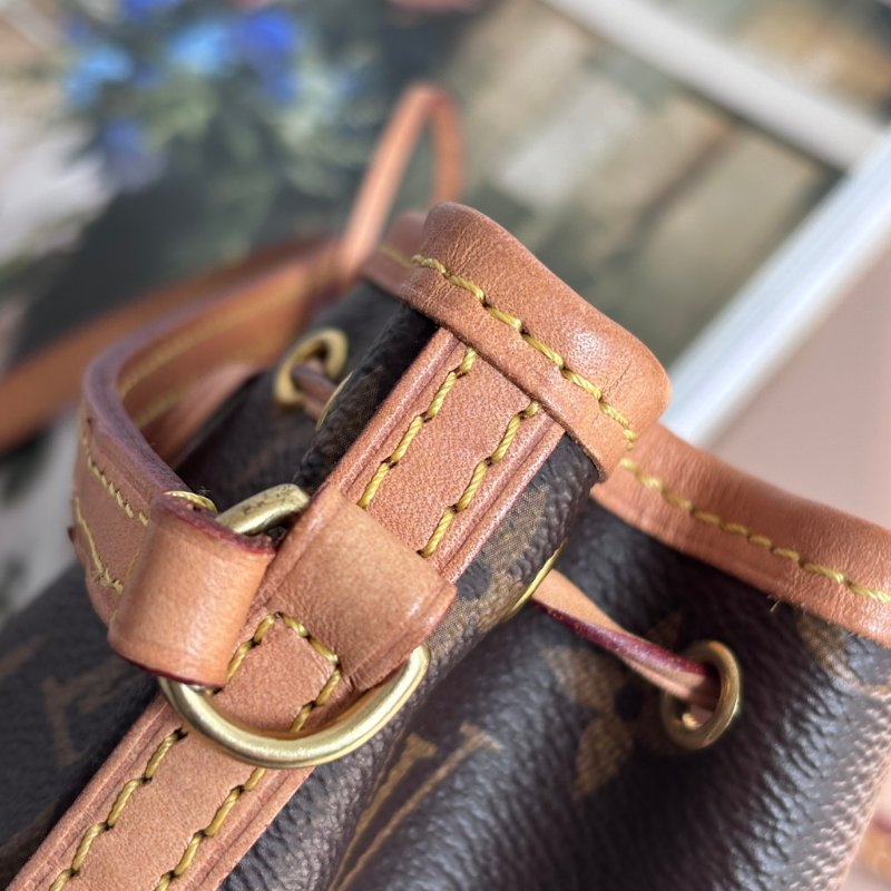 ::Louis Vuitton:: LV Nano Neo M41346 經典花紋絕版迷你水桶包-23