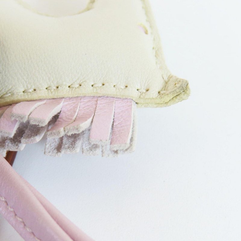 【巴黎站二手名牌專賣店】*現貨*HERMES 愛馬仕 真品*U刻Rodeo Pegase米白/粉紫色小馬金棕色翅膀飛馬吊飾-3