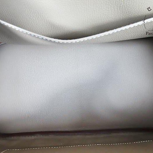【巴黎站二手名牌專賣店】*現貨*HERMES 愛馬仕 真品*C刻大象灰色銀釦BIRKIN 30柏金手提包-3