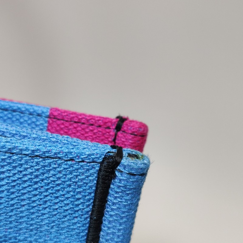 Dior Book Tote中號帆布拼色字母Logo手提包-10