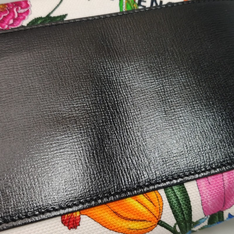 Gucci Balenciaga聯名款Neo Classic City中號牛皮帆布印花鉚釘斜挎包單肩包-9