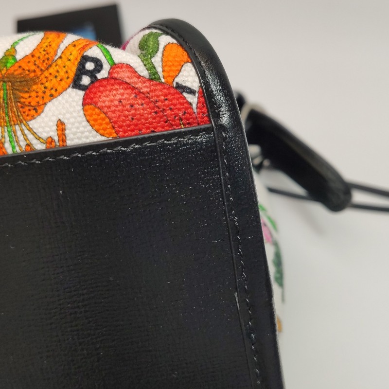 Gucci Balenciaga聯名款Neo Classic City中號牛皮帆布印花鉚釘斜挎包單肩包-10