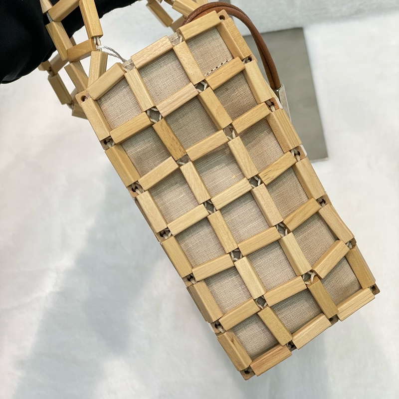 Ferragamo Wood mesh handle bag 木網編織手提包 O415-5