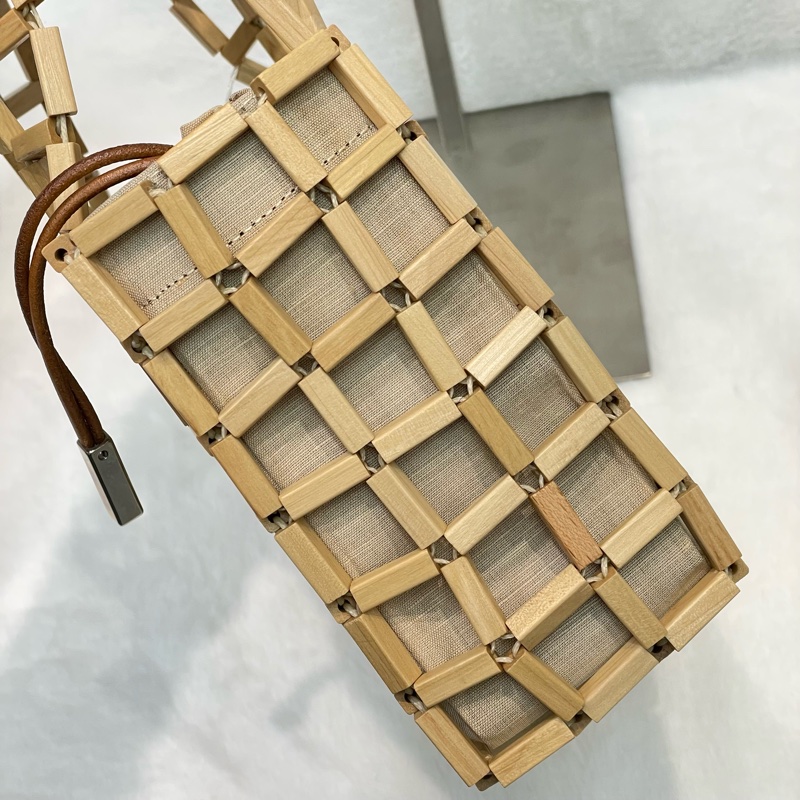Ferragamo Wood mesh handle bag 木網編織手提包 O415-6