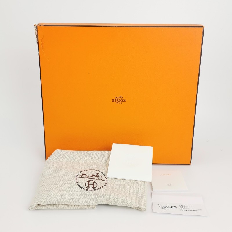 Hermes Clic H33低調側邊H Logo斜挎包單肩包Evercolor牛皮銀扣金棕色D刻-8