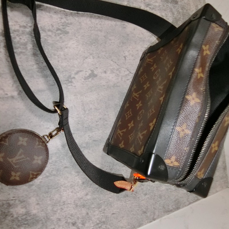 LV棕色軟盒子包M44427/Bandoulière背帶-3