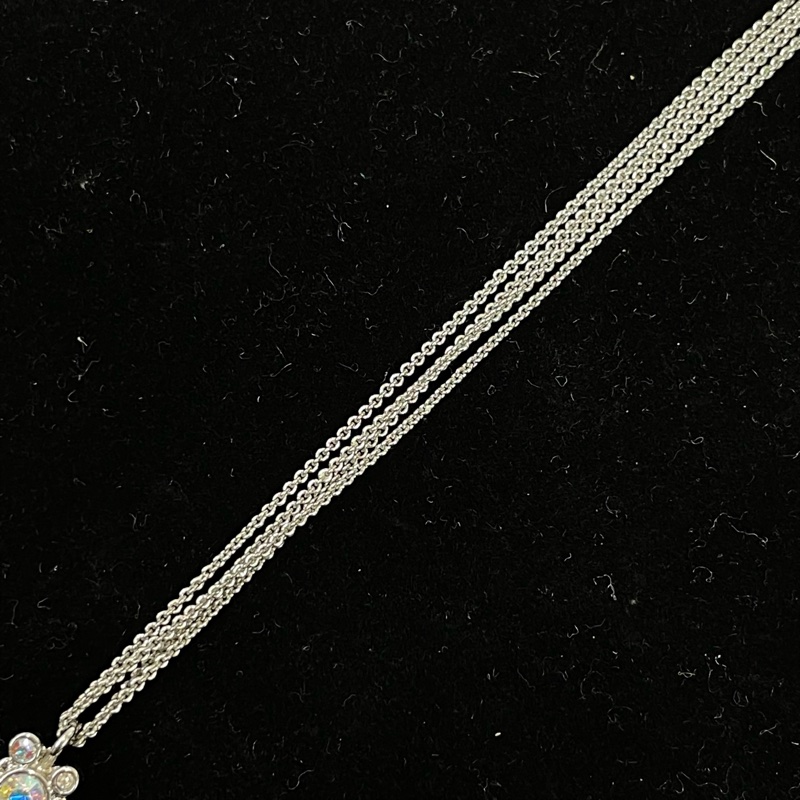 Dior 中古雪花水鑽雙層項鏈 I089-5