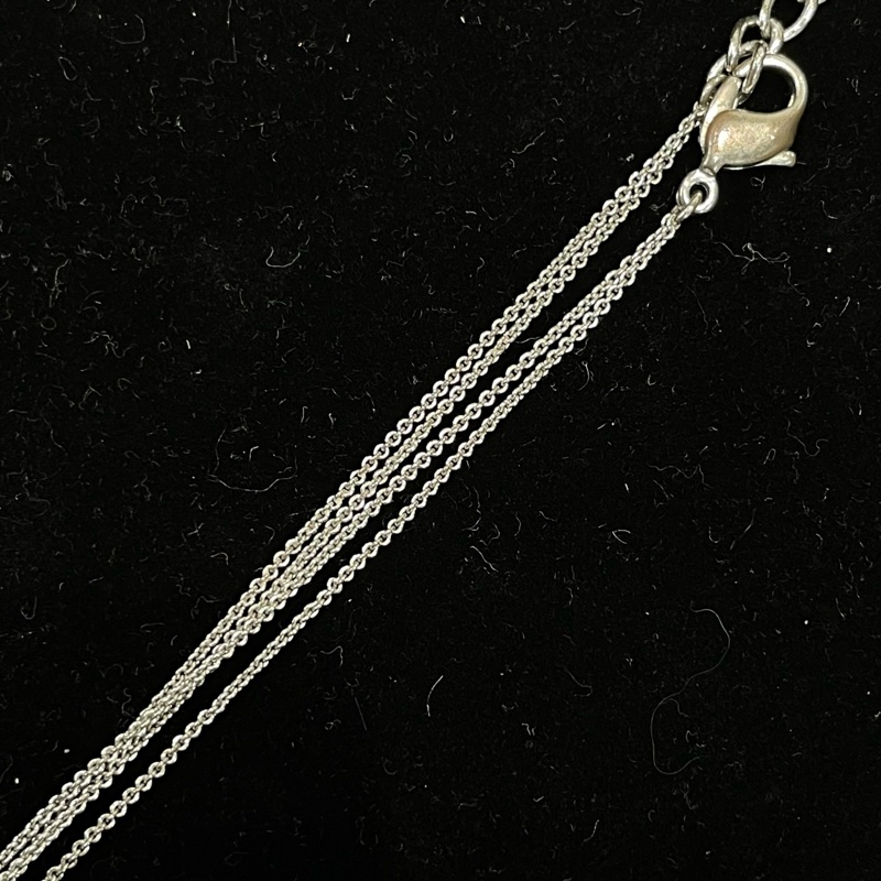Dior 中古雪花水鑽雙層項鏈 I089-7