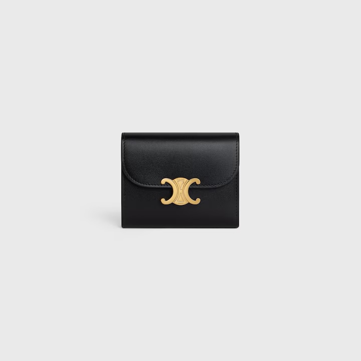 Celine 經典TRIOMPHE小號翻蓋錢包 (全新) (法國購入)-5