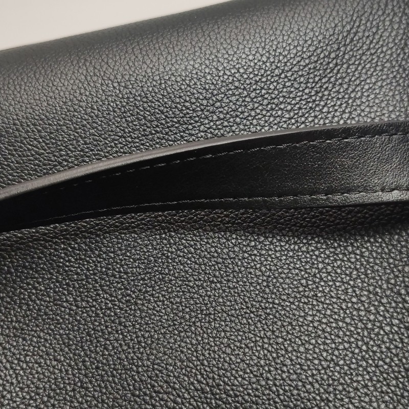 Louis Vuitton (LV) On My Side中號牛皮拼色老花旋扣斜挎包單肩包芯片款-13