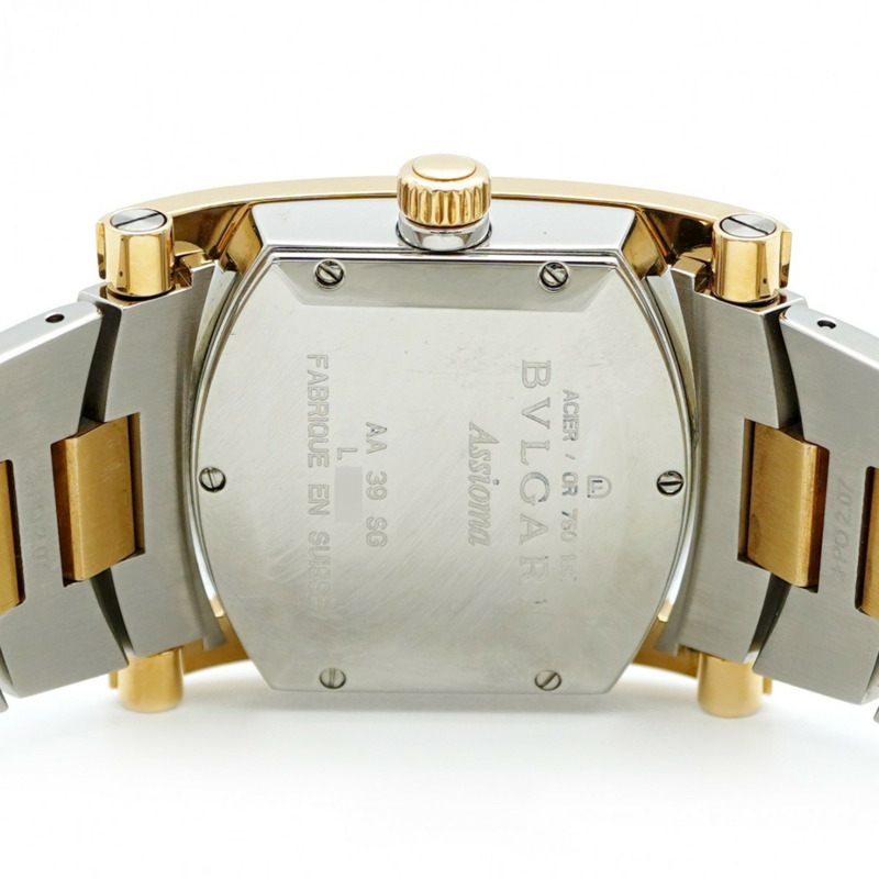 Bvlgari Assioma AA39SG 象牙色錶盤男士手錶-4