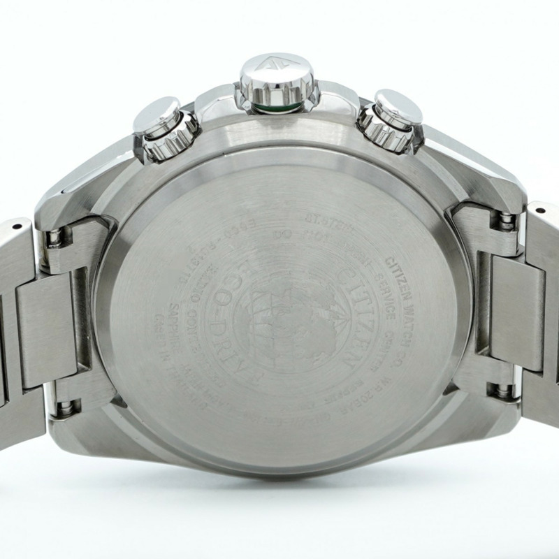西鐵城 Eco-Drive E660-R013718 綠色錶盤男士手錶-5