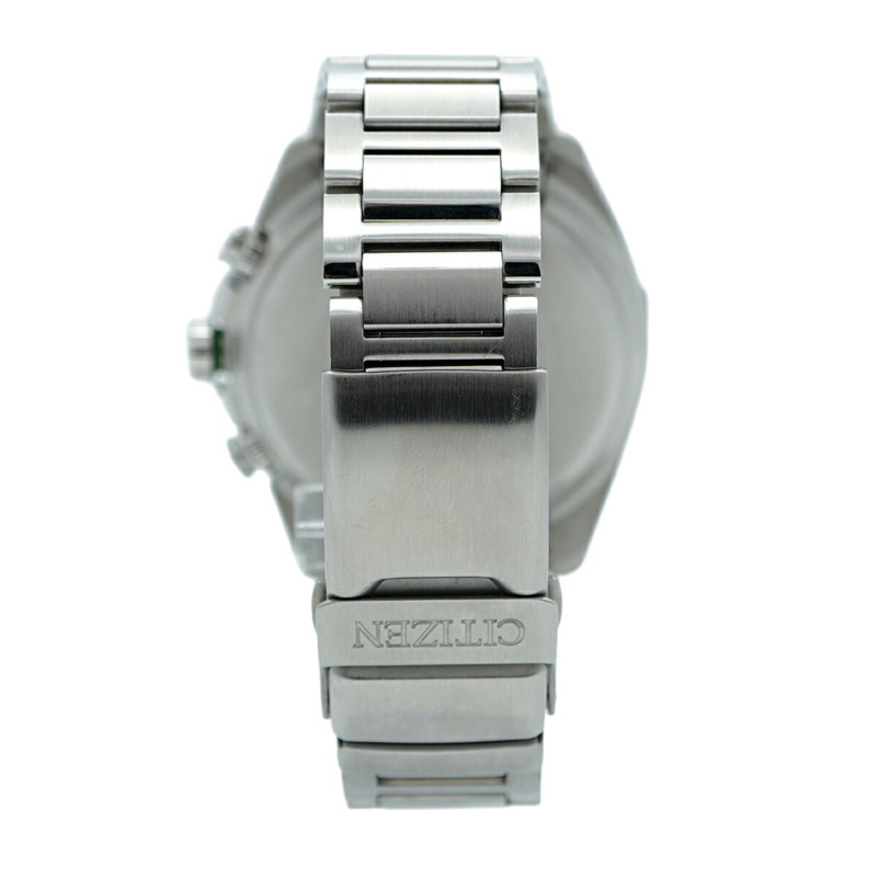 西鐵城 Eco-Drive E660-R013718 綠色錶盤男士手錶-7
