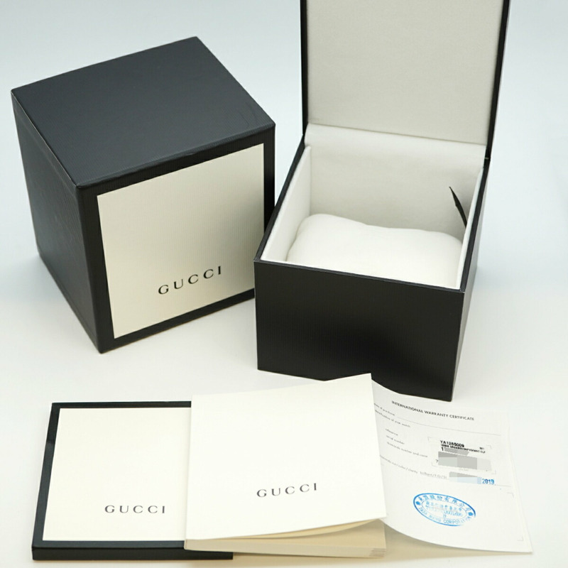 Gucci G-Timeless YA1265009 金色、綠色和紅色錶盤女士手錶-1