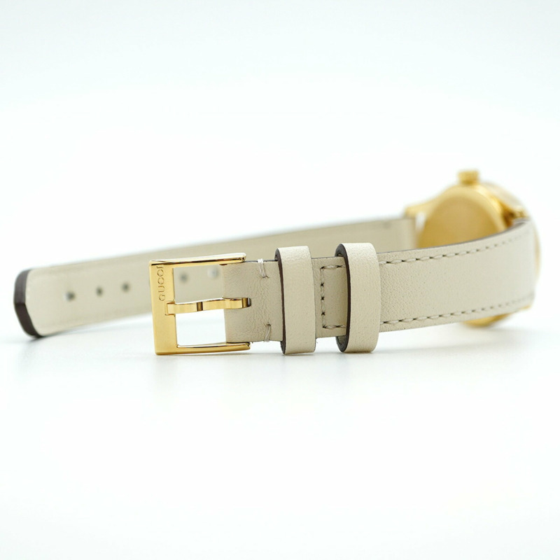 Gucci G-Timeless YA1265009 金色、綠色和紅色錶盤女士手錶-4