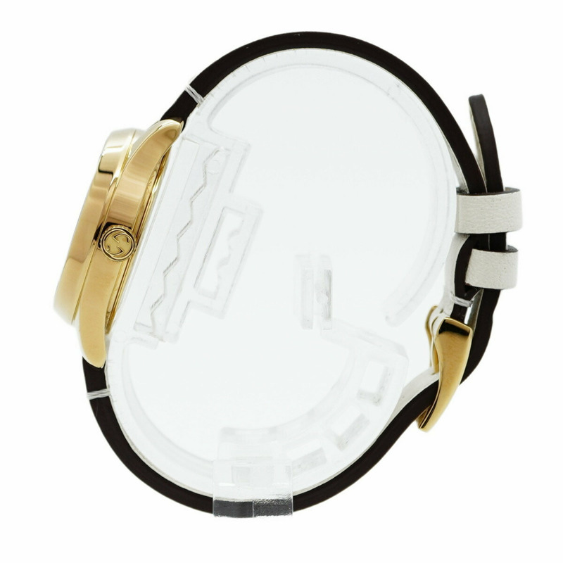 Gucci G-Timeless YA1265009 金色、綠色和紅色錶盤女士手錶-8