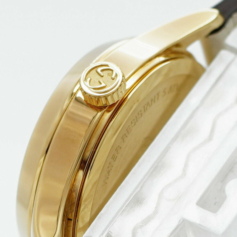 Gucci G-Timeless YA1265009 金色、綠色和紅色錶盤女士手錶-10
