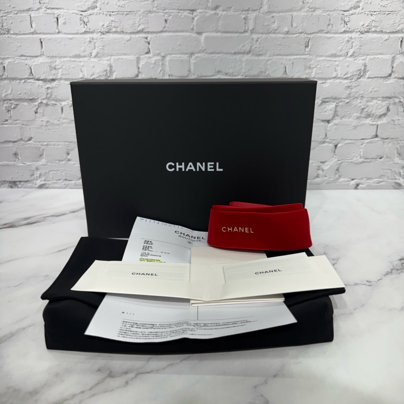 JK國際二手精品 💗Chanel 貝殼包荔枝牛皮 大號 🉑放pro max芯片款 🈶購證-2