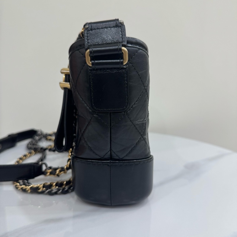JK國際二手精品 💗Chanel 流浪包小號 黑色🈶本店購證-4