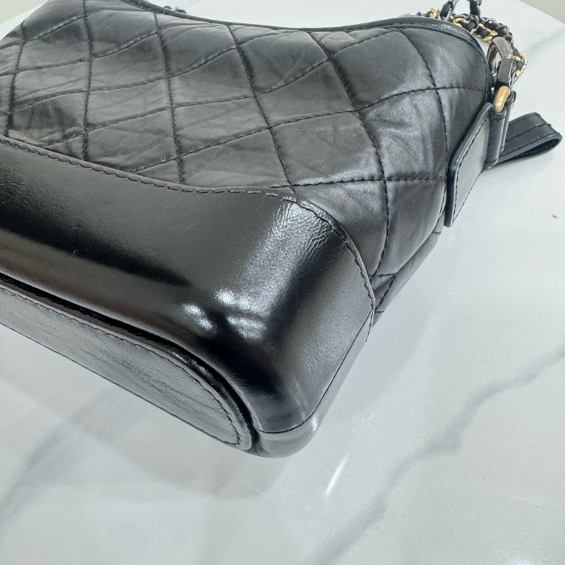 JK國際二手精品 💗Chanel 流浪包小號 黑色🈶本店購證-13