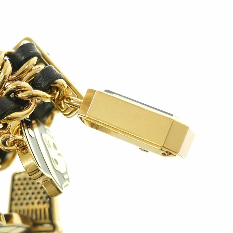 CHANEL Premiere Charm Couture M H9859 女士黑金色石英腕錶-6
