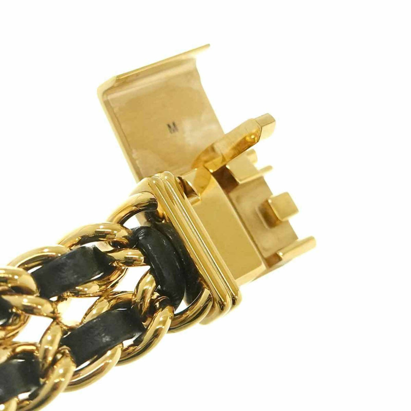 CHANEL Premiere Charm Couture M H9859 女士黑金色石英腕錶-8