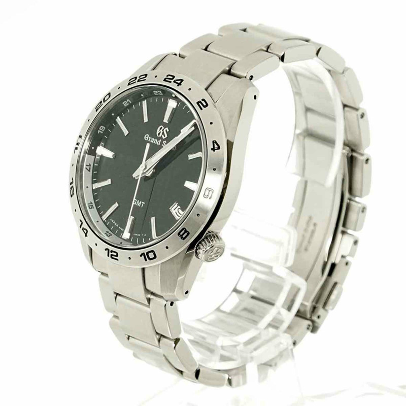 Grand Seiko GRAND SEIKO 運動系列 GMT SBGN027 男錶 9F86 0AK0 日期黑色石英-1