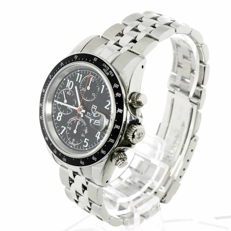 Tudor Chronotime 79260P 男士手錶,附日期顯示,黑色,自動-1