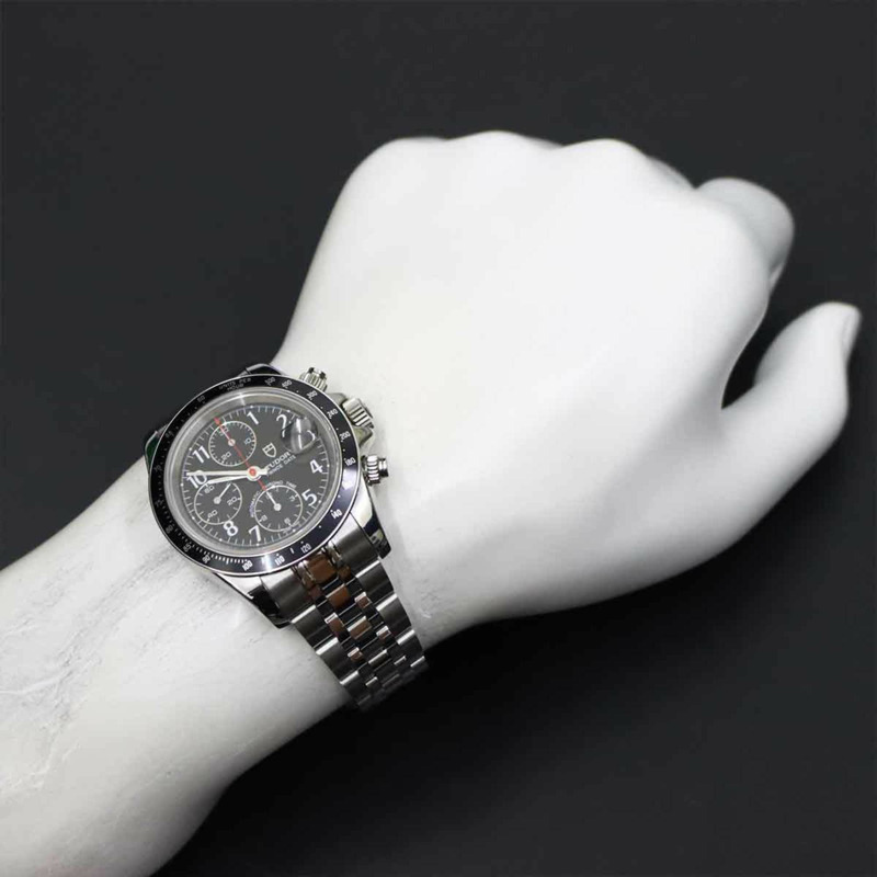 Tudor Chronotime 79260P 男士手錶,附日期顯示,黑色,自動-2