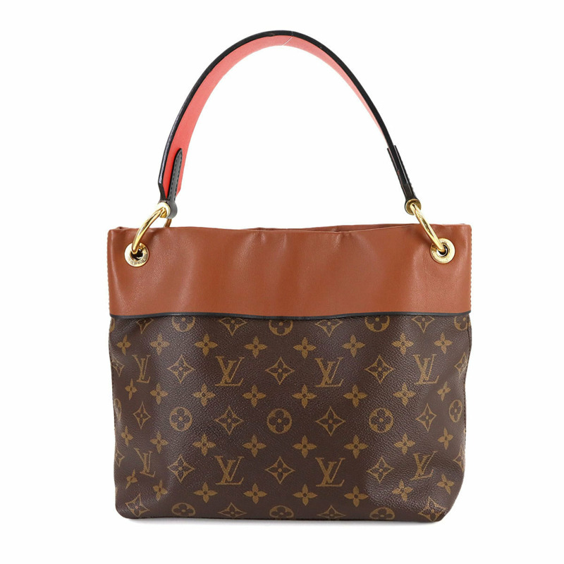 Louis Vuitton Monogram Tuileries Besace 兩手提/肩背包,駝色皮革,M43157-1