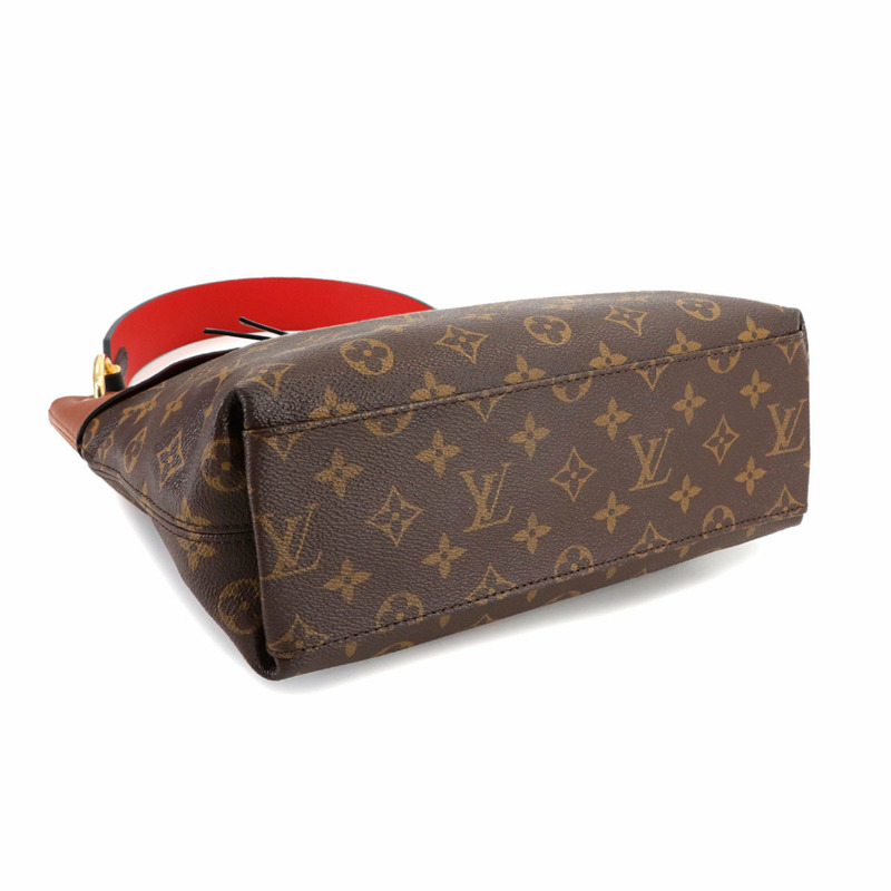 Louis Vuitton Monogram Tuileries Besace 兩手提/肩背包,駝色皮革,M43157-3