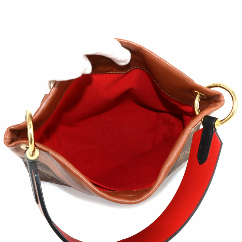 Louis Vuitton Monogram Tuileries Besace 兩手提/肩背包,駝色皮革,M43157-5