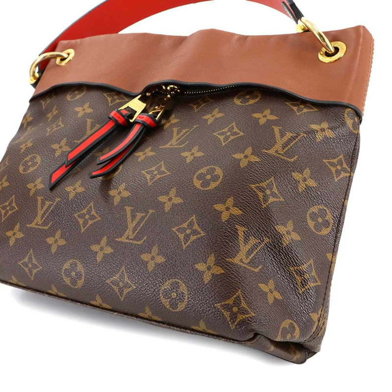 Louis Vuitton Monogram Tuileries Besace 兩手提/肩背包,駝色皮革,M43157-7