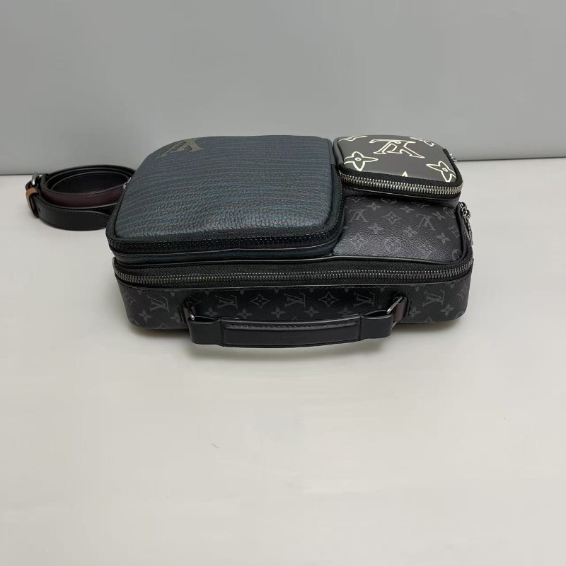 LV路易威登 老花聯名限量相機包郵差包 肩背包斜背包-2