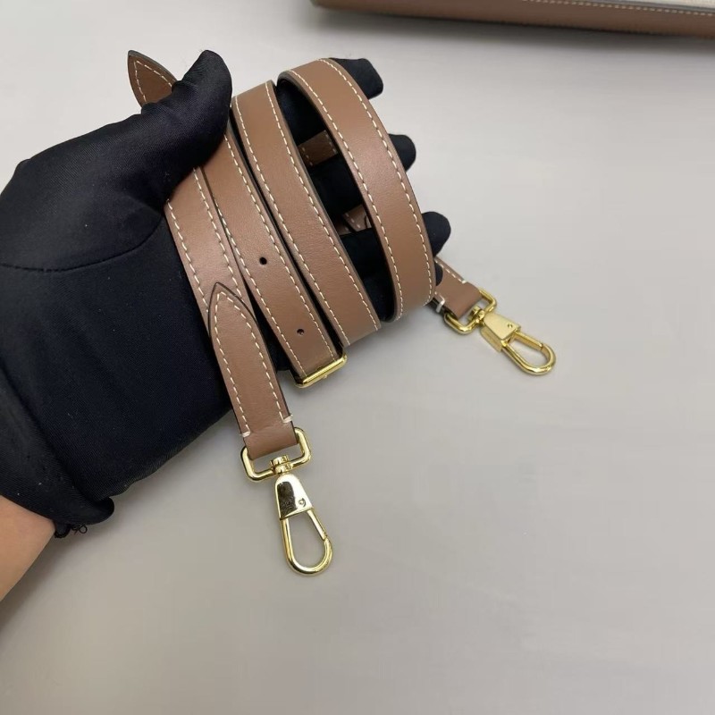 Burberry Pocket 帆布拼焦糖色 口袋包 肩背包-8