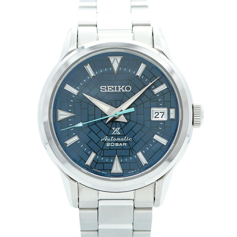 Seiko Prospex 6R35-01P0 藍色錶盤男士手錶-0